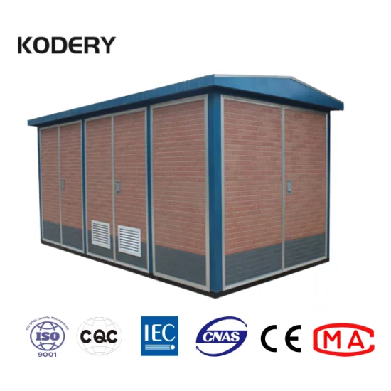 Sous-station électrique compacte préfabriquée mobile extérieure de type boîte de Kodery